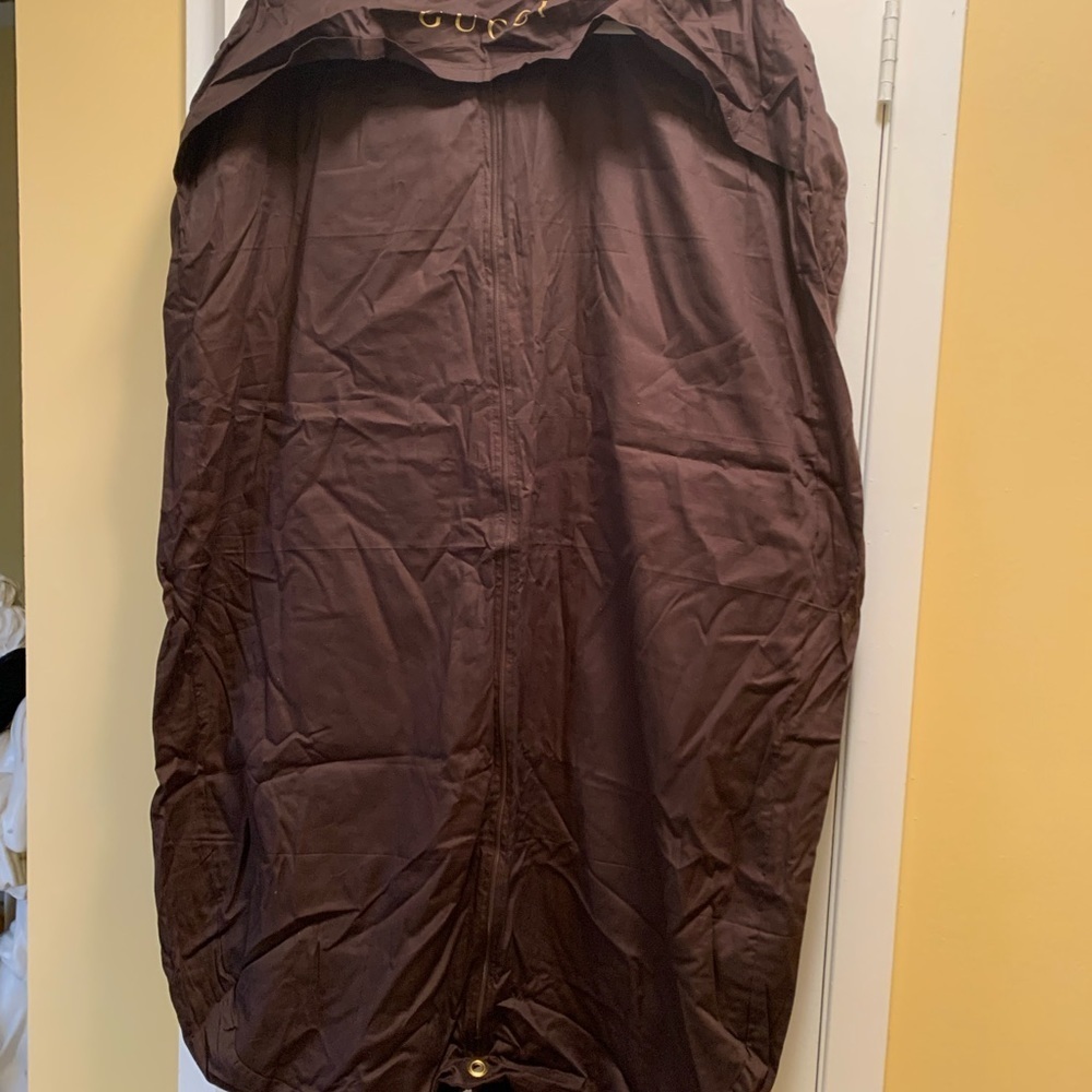 Gucci Garment Bag with zipper closet and hanger ring NWOT
